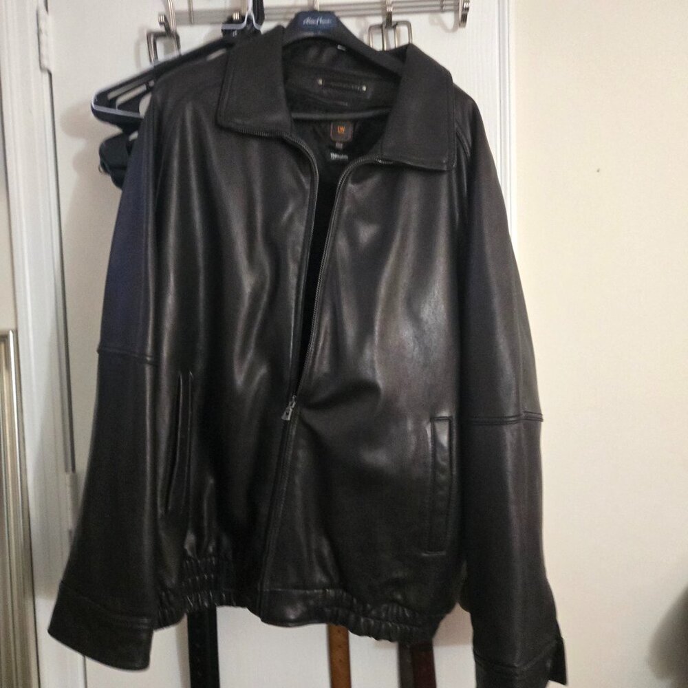 Wilson Mem's Leather Jacket - 2XLTall